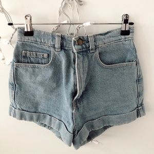 American Apparel Vintage High-Waisted Shorts
